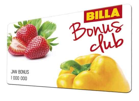billa bonus club plastova vernostni zakaznicka karta perfect cards opava