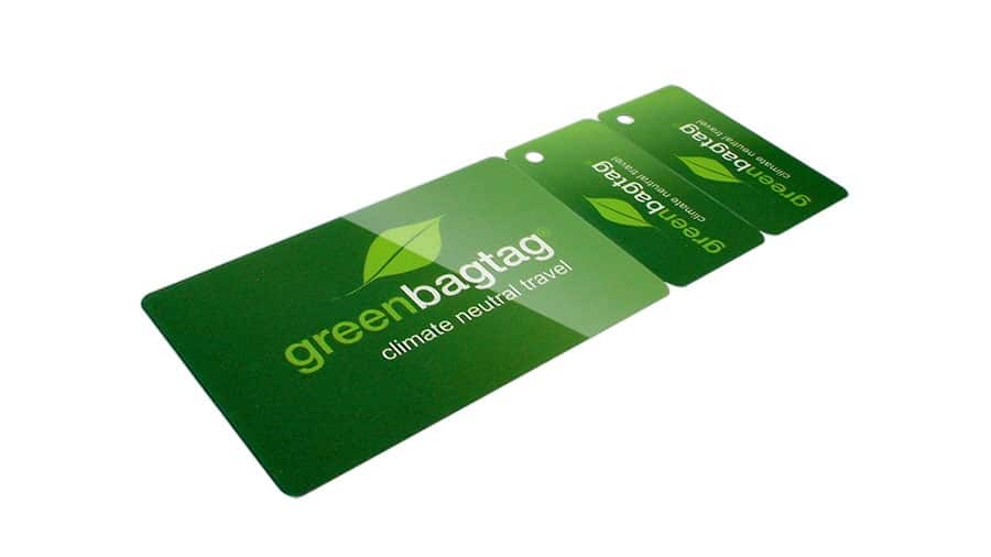 green bag tag plastova zakaznicka vernostni karta s klicenkami perfect cards opava